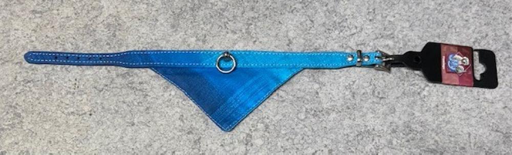 Halsband met sjaal blauw - Halsband met sjaal blauw