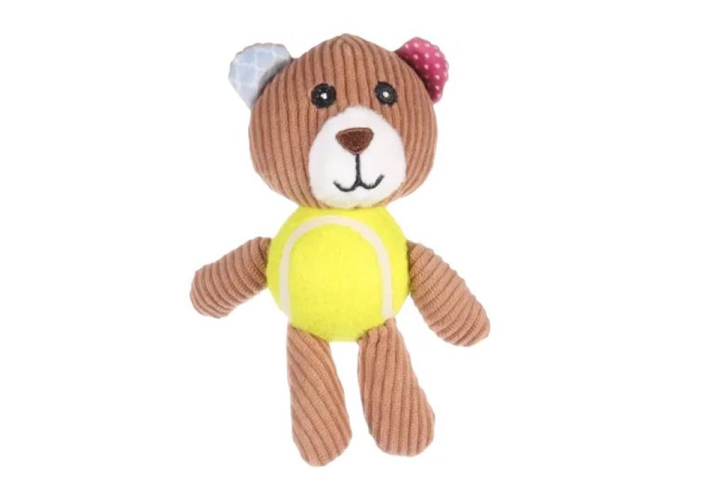 Nilak puppy pluche beer + tennisbal - Nilak puppy pluche beer + tennisbal