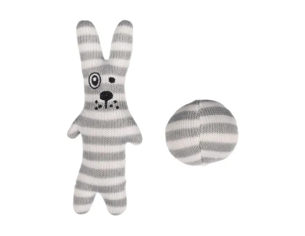 Faci konijn + bal gestreept - Faci konijn + bal gestreept